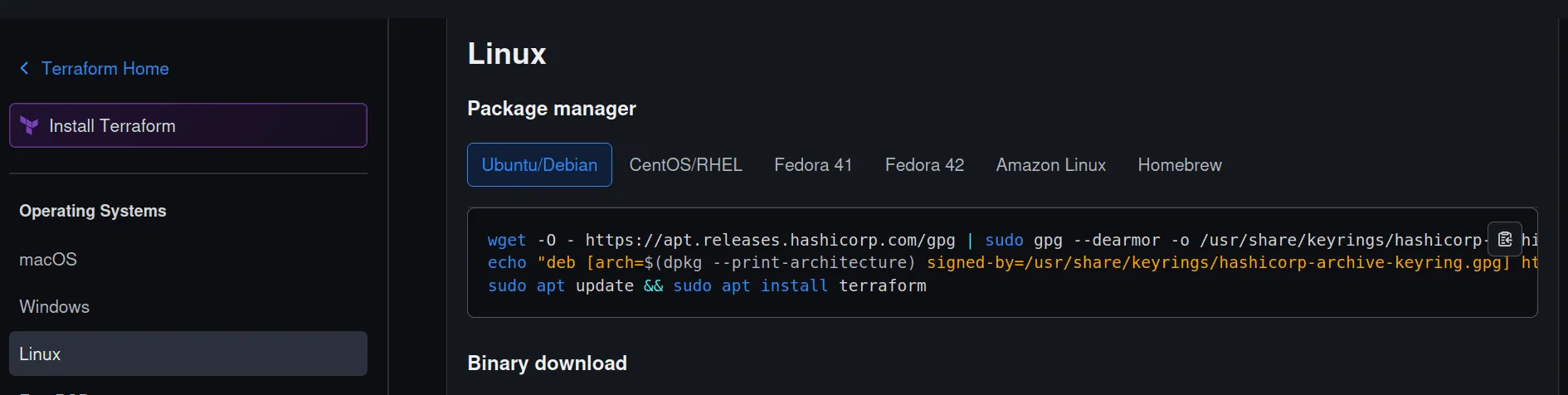 Installation Script