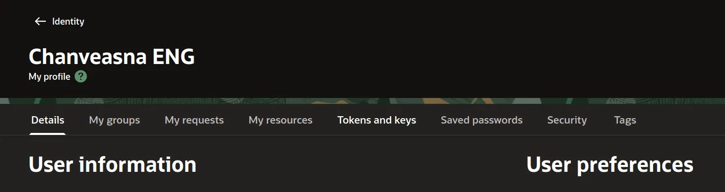 Detail Tabs