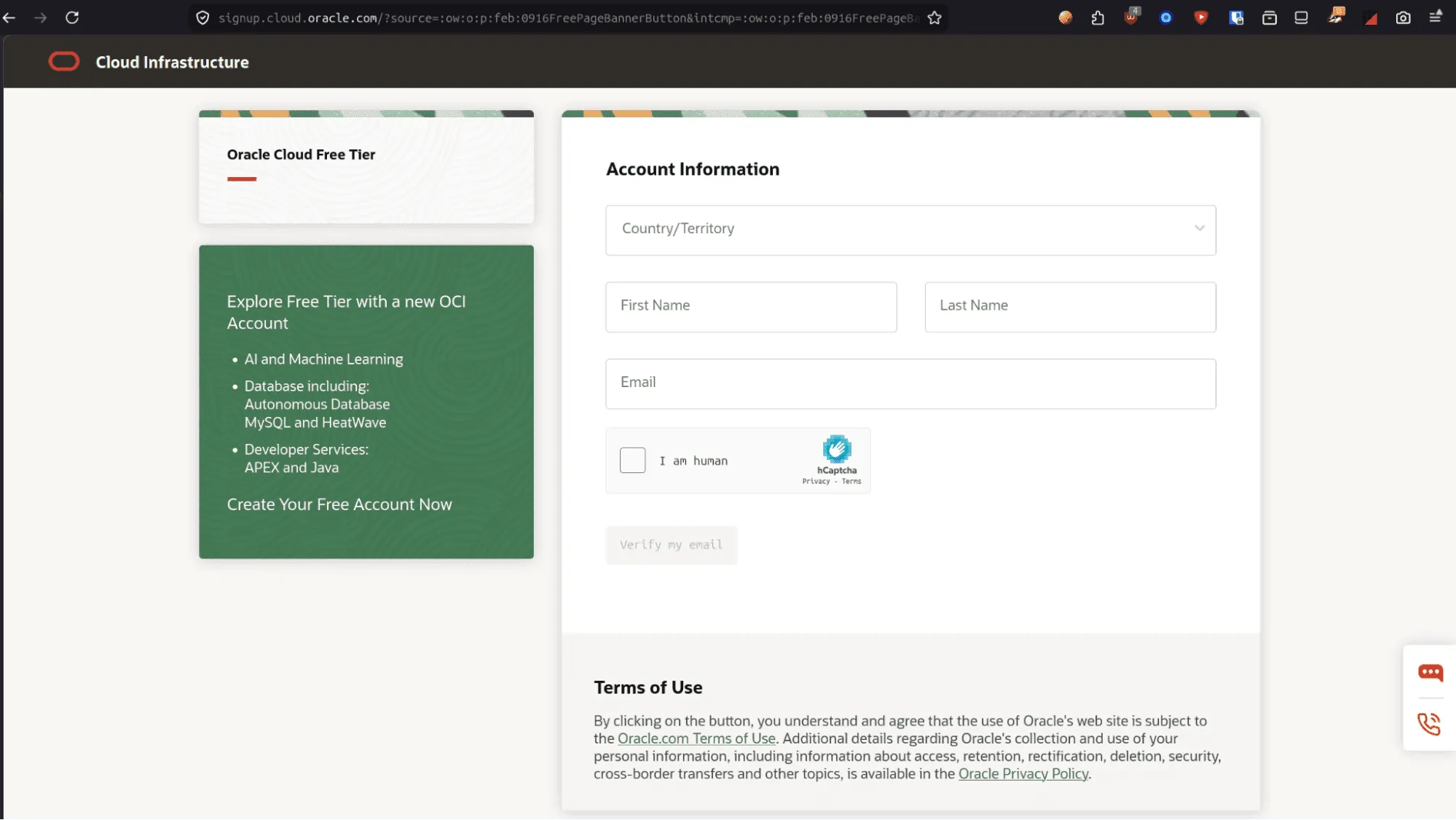 Basic Info Form