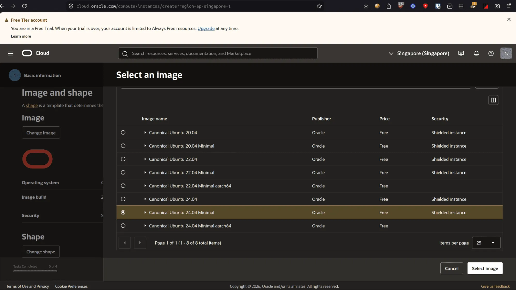 OS Version Selection